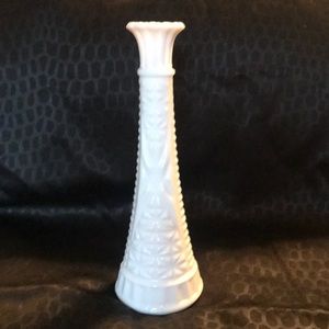 Anchor Hocking White Milk Glass Vase